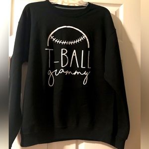Athletic graphic “T-Ball Grammy” sweatshirt